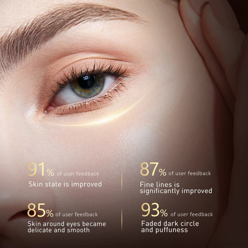 OCHEAL Eye Moisturizing Cream Fades Fine Lines Anti Dark Circles Eye Serum Remove Eye Bag Puffiness Anti-Aging Firmness Eye Care