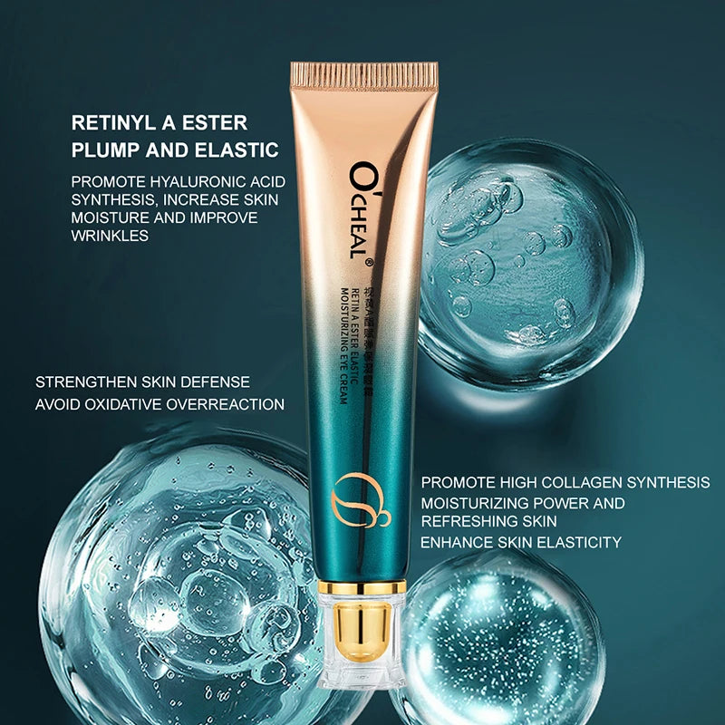 OCHEAL Eye Moisturizing Cream Fades Fine Lines Anti Dark Circles Eye Serum Remove Eye Bag Puffiness Anti-Aging Firmness Eye Care